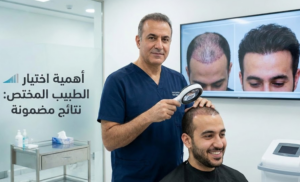 أهمية اختيار الطبيب المختص في زراعة الشعر