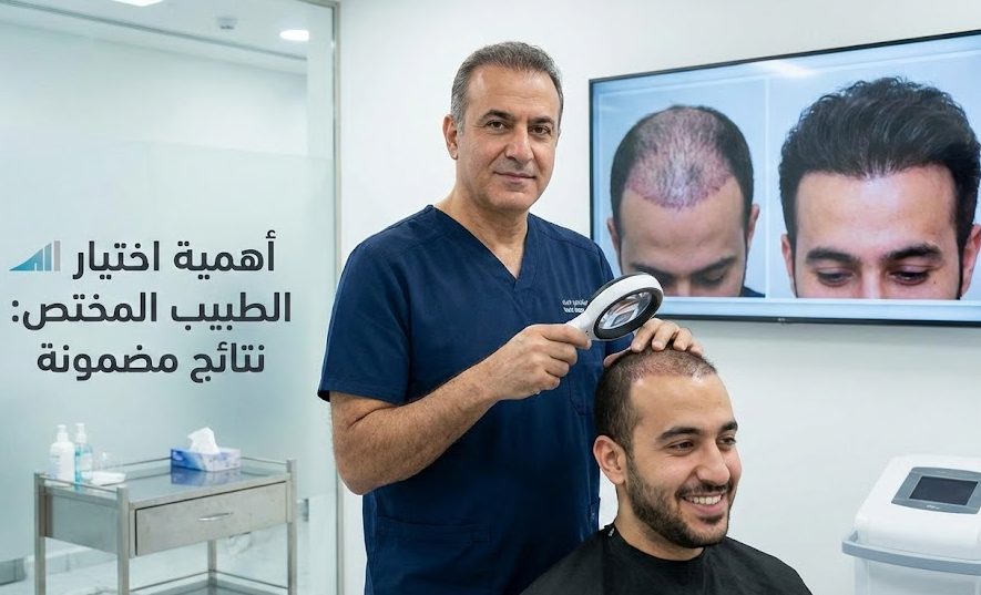 أهمية اختيار الطبيب المختص في زراعة الشعر
