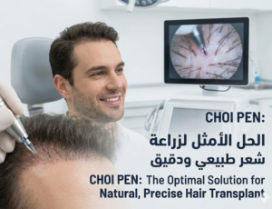 القلم Choi Pen الحل الأمثل لزراعة شعر طبيعي ودقيق