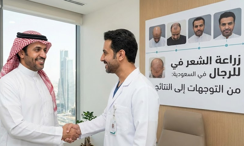 زراعة الشعر للرجال في السعودية من التوجهات إلى النتائج