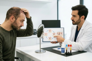 علاج تساقط الشعر بعد زراعته