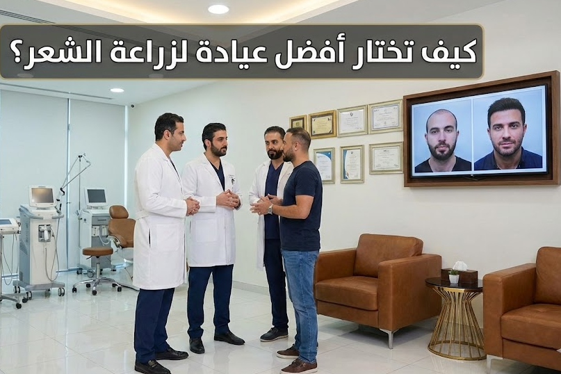 كيف تختار أفضل عيادة لزراعة الشعر؟