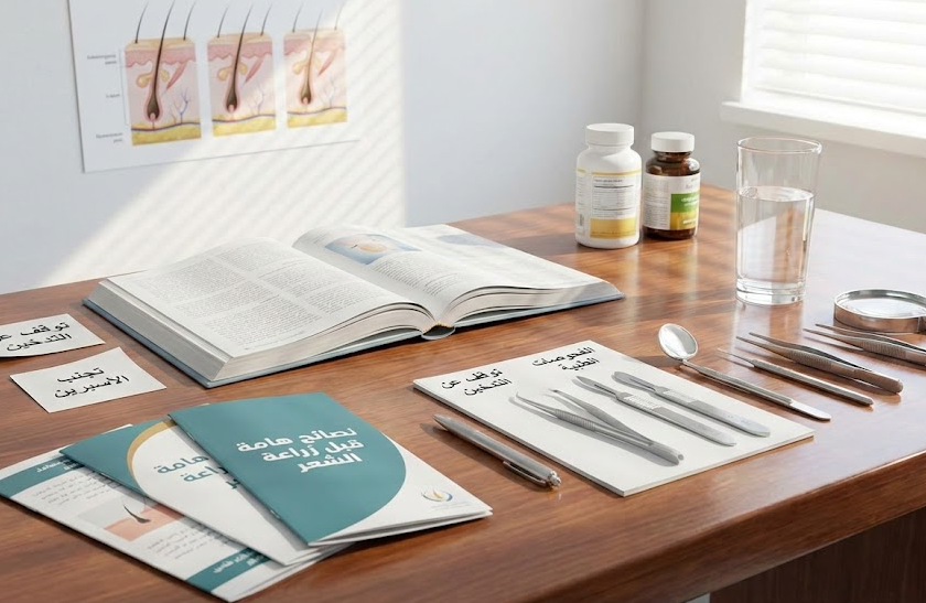 نصائح هامة قبل زراعة الشعر