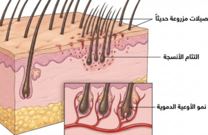 هل زراعة الشعر تؤثر على فروة الرأس؟