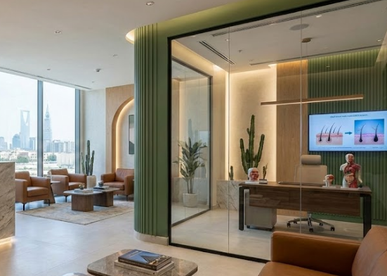 زراعة الشعر بدون ألم بالرياض